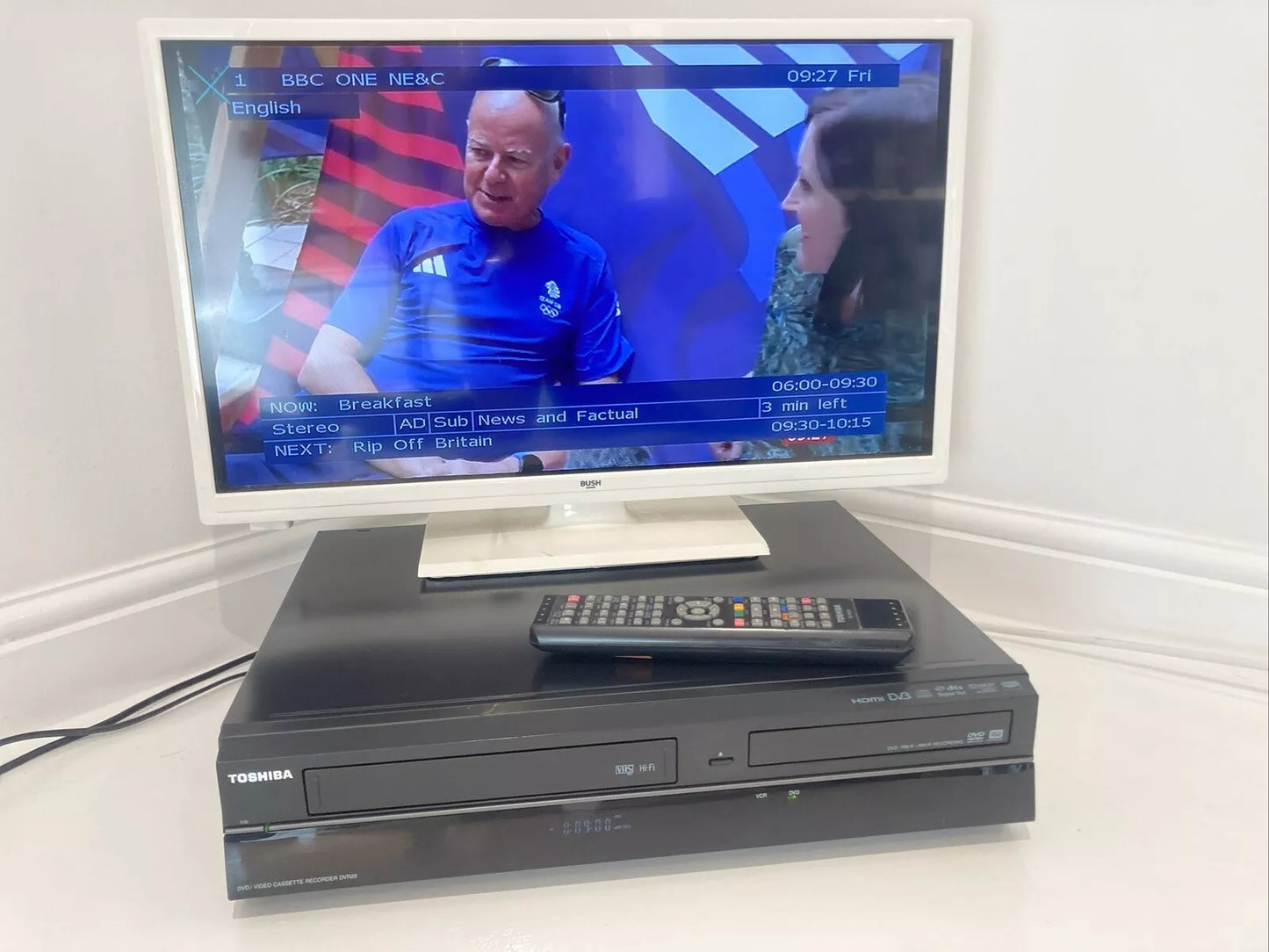 TOSHIBA DVR20 VCR DVD RECORDER
