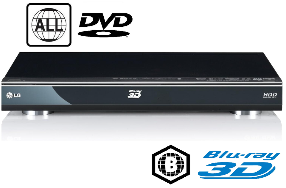LG HR600 3D Blu-Ray Player with Freeview HD