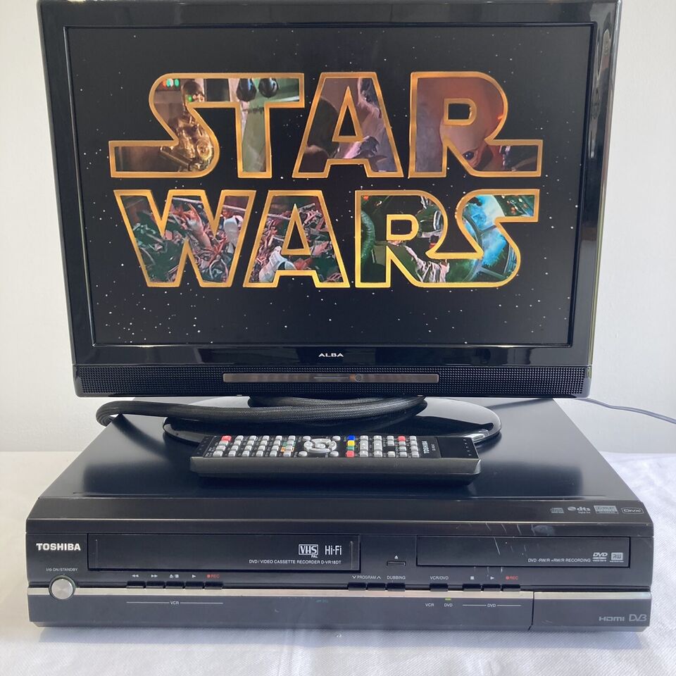 Toshiba DVR18DT DVD VHS Recorder Copy VHS to DVD