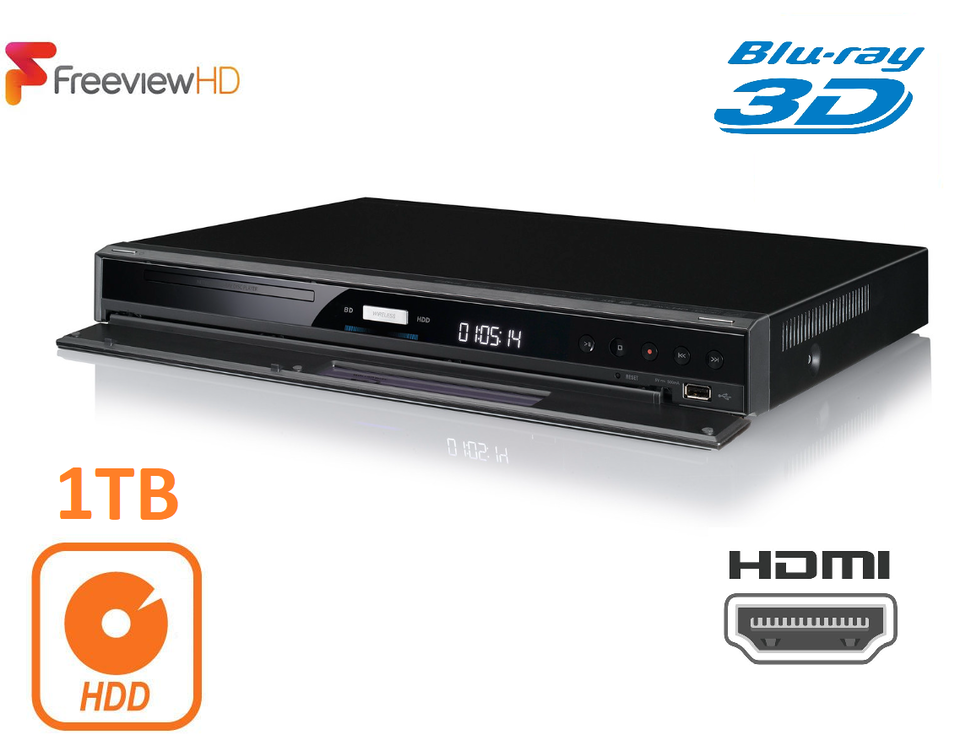LG HR600 3D Blu-Ray Player with Freeview HD