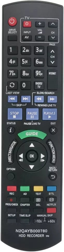 Panasonic DMR-HWT150EB Smart Network HDD Recorder with Freeview Play, Black