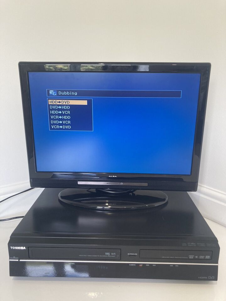 Toshiba RDXV59 DVD VHS HDD Recorder Freeview HDMI Copy VHS to DVD