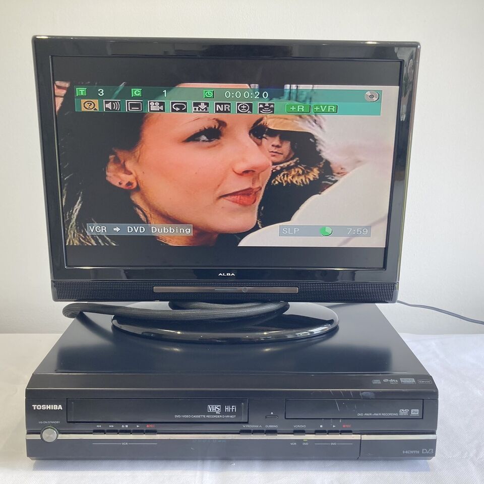 Toshiba DVR18DT DVD VHS Recorder Copy VHS to DVD
