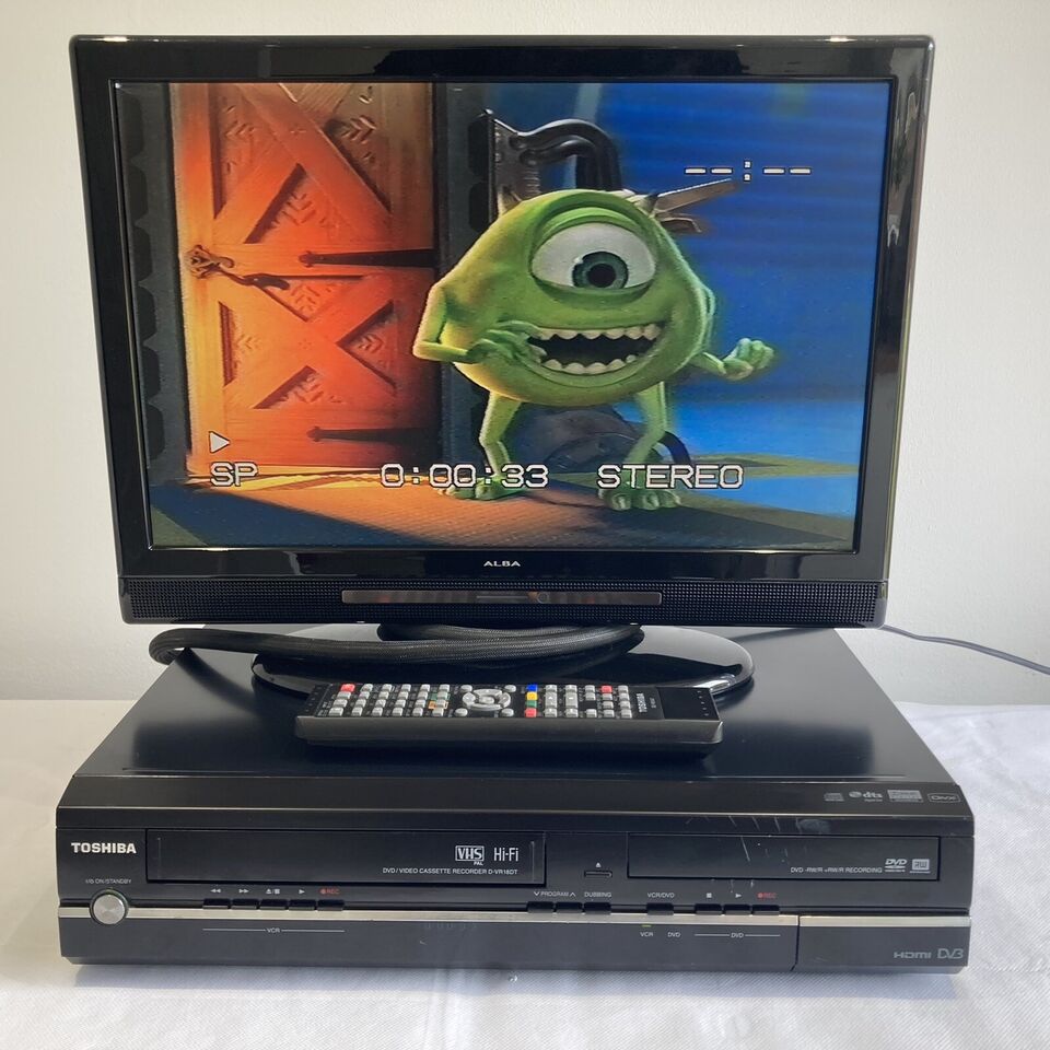 Toshiba DVR18DT DVD VHS Recorder Copy VHS to DVD