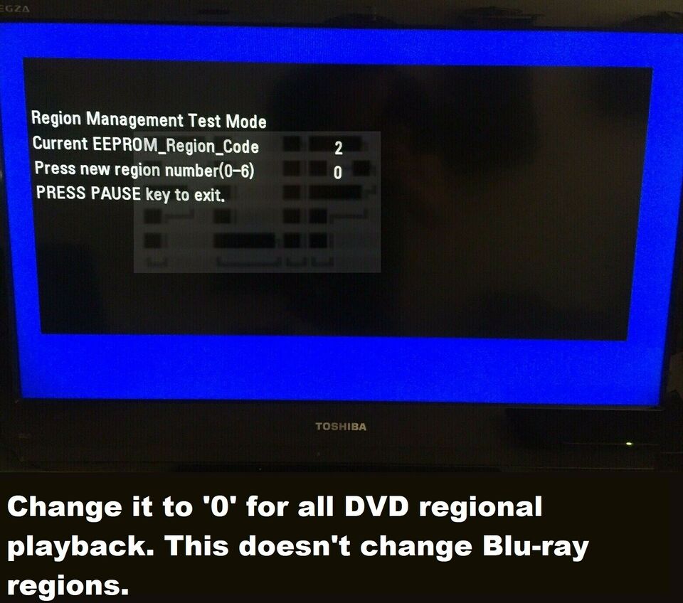 LG DVD Region Code CD