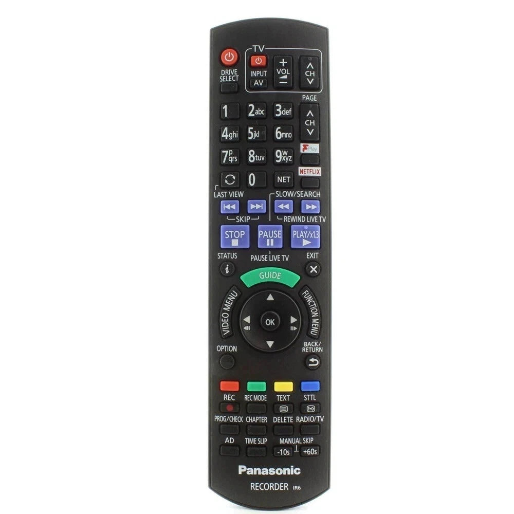 Panasonic Multi Regional Blu-ray Player Abc Dvd 1-6 Dmr-pwt550 Freeview Recorder