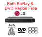 LG BP250 Blu-ray player Region Free ABC and DVD 1-6 Multiregional