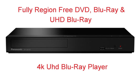 Panasonic Dp-Ub150 4k Blu-ray Player Multi Regional Region Free Usb Ethernet Uhd (Refurbished)