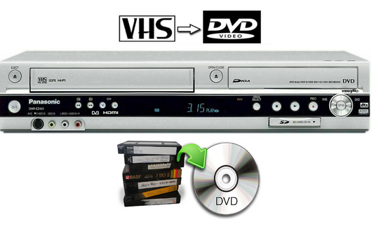 Panasonic DMR-EZ45V DVD VHS Recorder Copy VHS to DVD