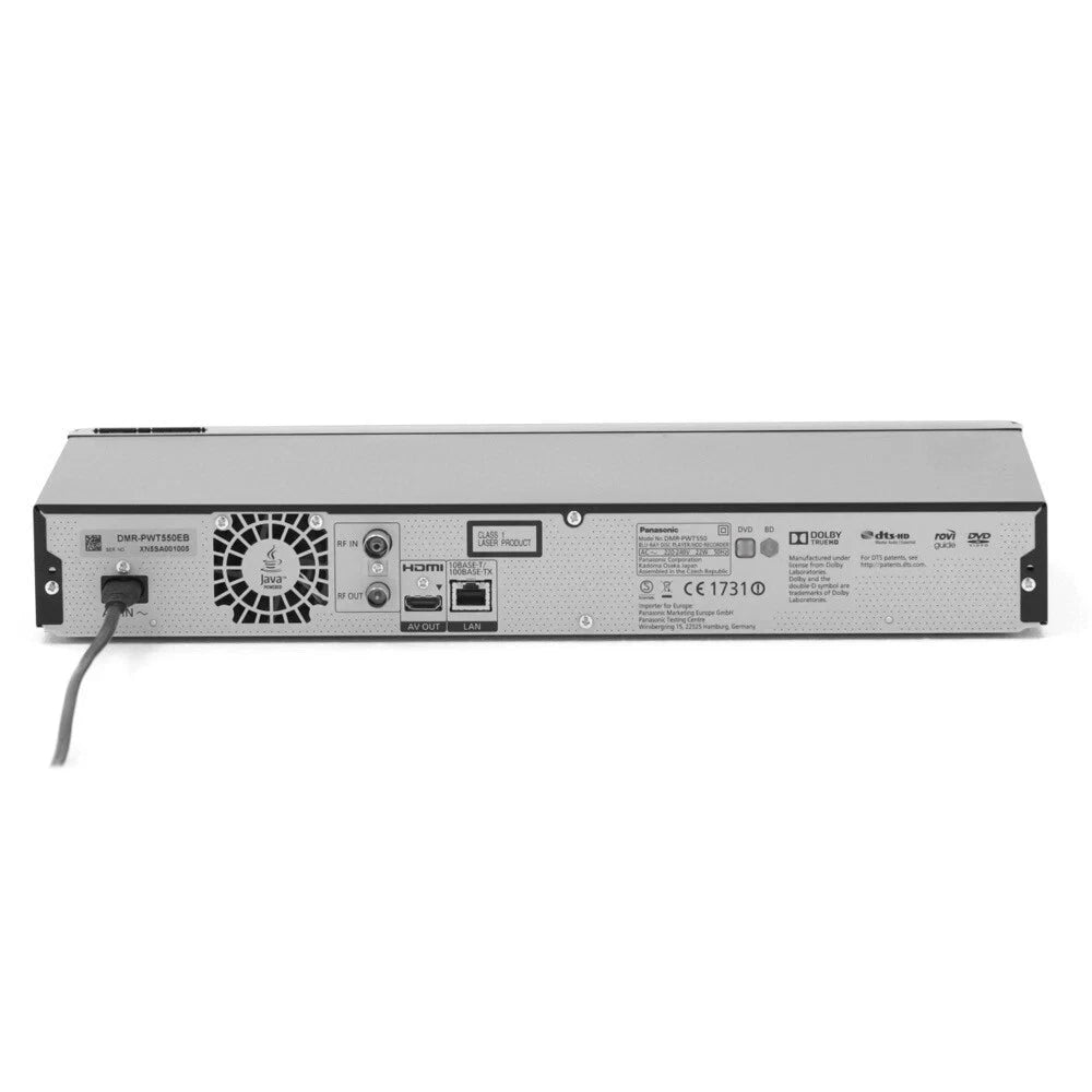 Panasonic Multi Regional Blu-ray Player Abc Dvd 1-6 Dmr-pwt550 Freeview Recorder