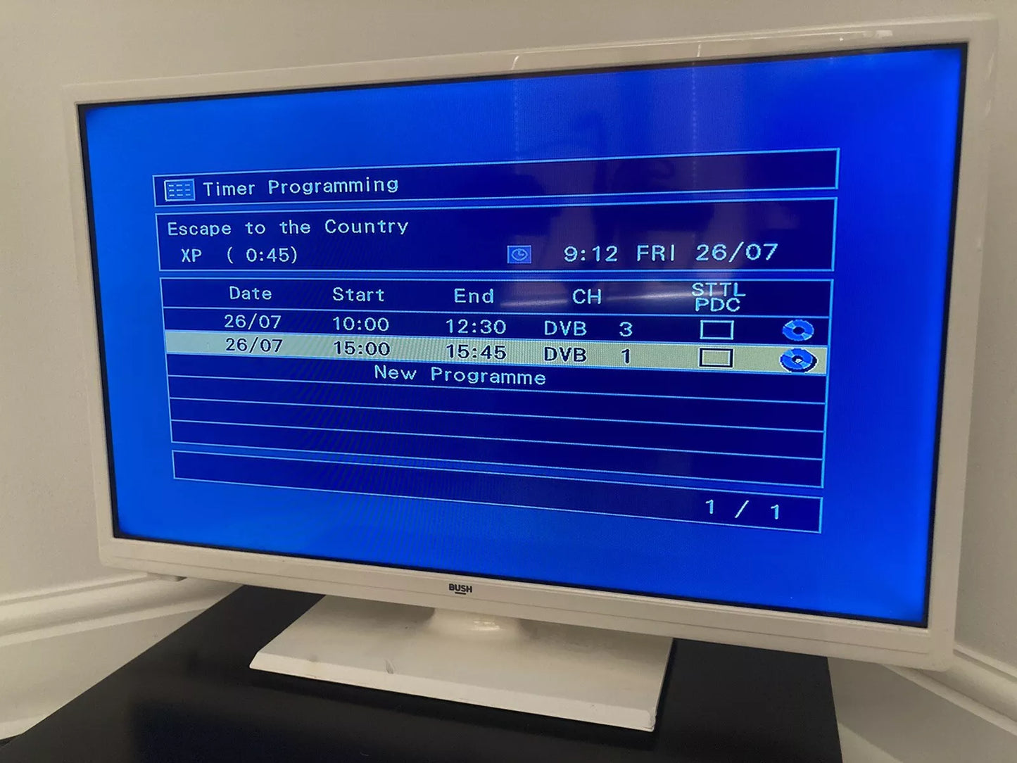 TOSHIBA DVR20 VCR DVD RECORDER