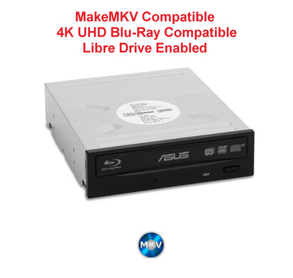 Asus Bc-12d2ht Internal Blu-Ray Drive MakeMKV 4K Uhd Libredrive enabled