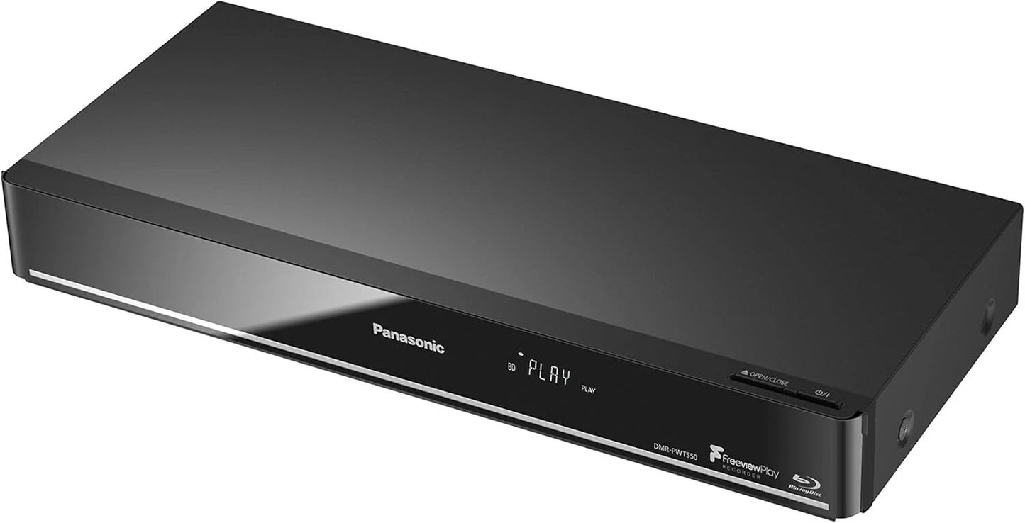 Panasonic Multi Regional Blu-ray Player Abc Dvd 1-6 Dmr-pwt550 Freeview Recorder