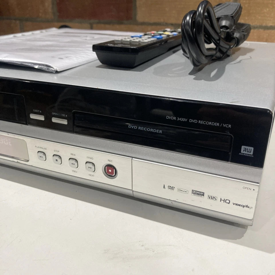 Philips DVDR3430V Copy VHS To DVD Recorder (Refurbished)