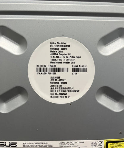 Asus Bc-12d2ht Internal Blu-Ray Drive MakeMKV 4K Uhd Libredrive enabled