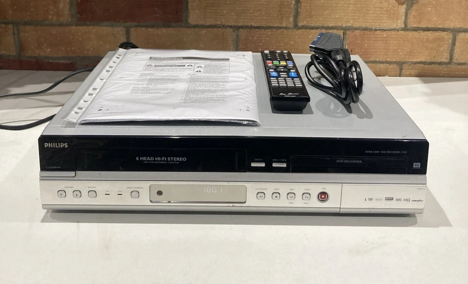 Philips DVDR3430V Copy VHS To DVD Recorder (Refurbished)