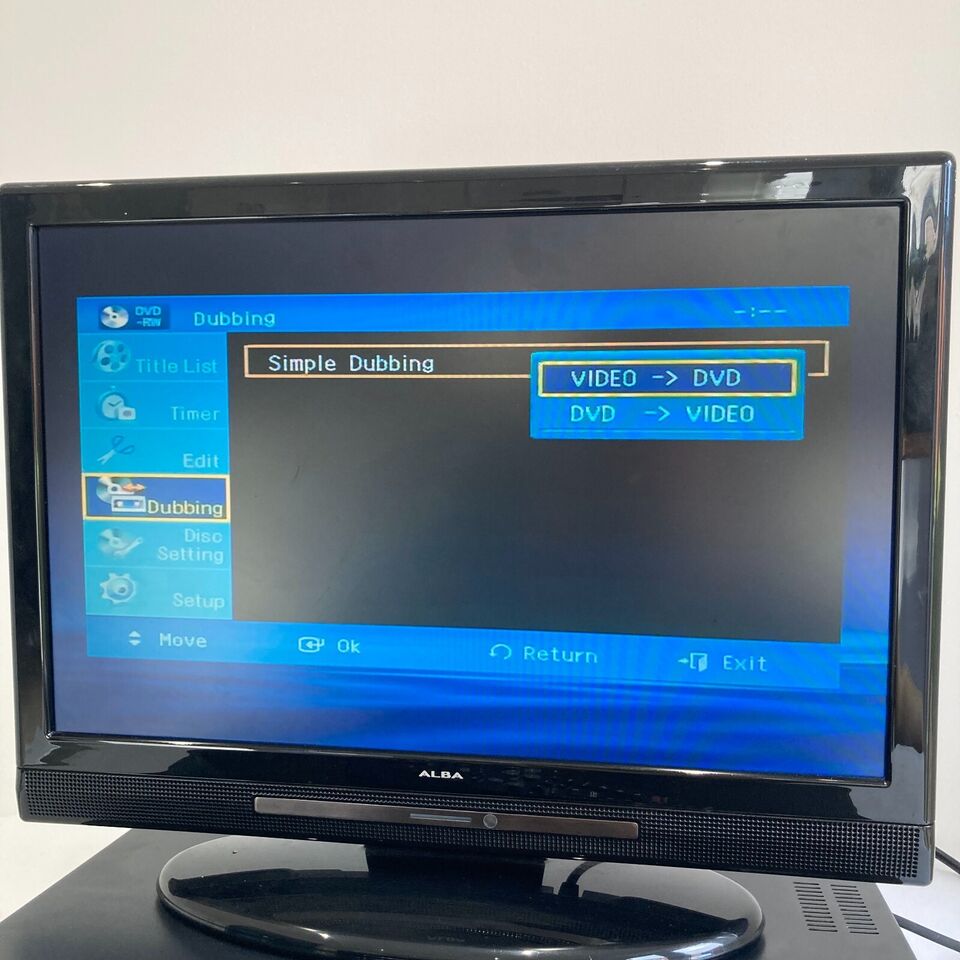 Samsung DVD-VR470M DVD VHS Recorder Copy VHS to DVD