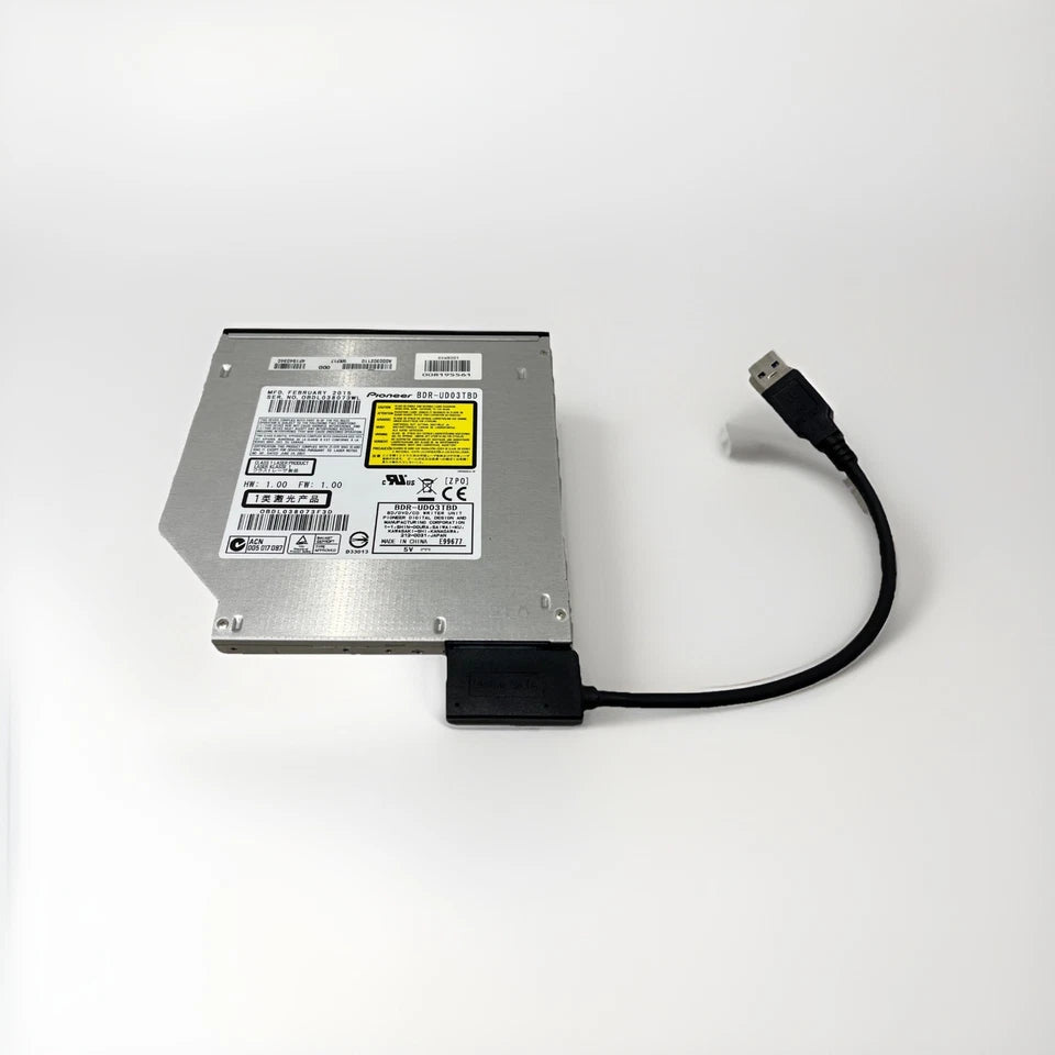 Pioneer Bdr-ud03tbd 2.5" Blu-Ray Burner Slim Usb Makemkv Uhd 4k Libredrive