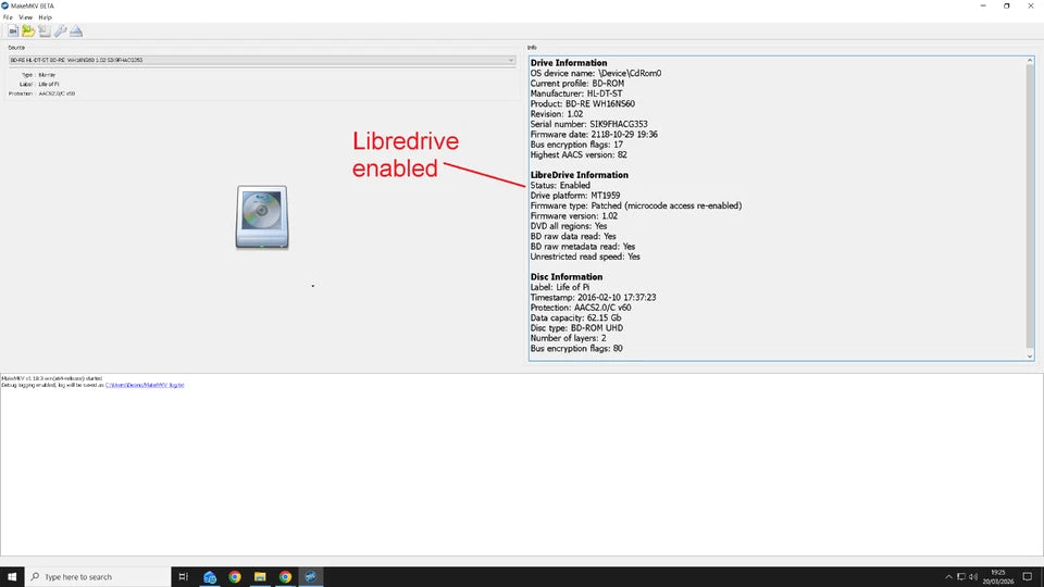Lg Wh14ns40 Internal Blu-Ray Drive Writer Makemkv Uhd 4k libredrive